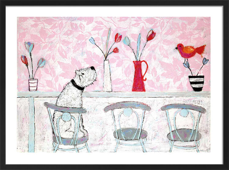 In the Cafe Framed Art Print by Annora Spence