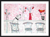 In the Cafe Framed Art Print by Annora Spence