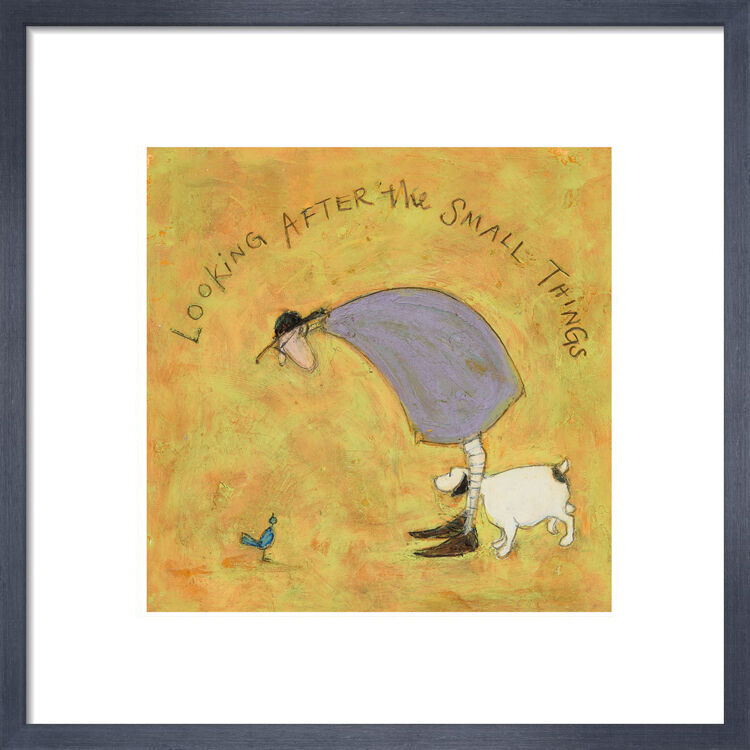 Looking After The Small Things Framed Art Print by Sam Toft