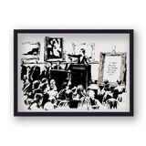 Auction Art V2 Framed Art Print by Banksy