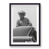 Paul Newman in Iconic Pose Hud 1963 Vintage Icon Print