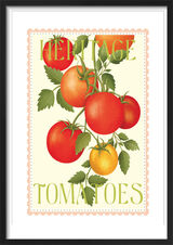 Heritage Tomatoes Framed Art Print by Tall Boy Prints