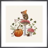 Woodland Mouse Framed Art Print by Tall Boy Prints