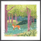 Spring Meadow Framed Art Print by Tall Boy Prints