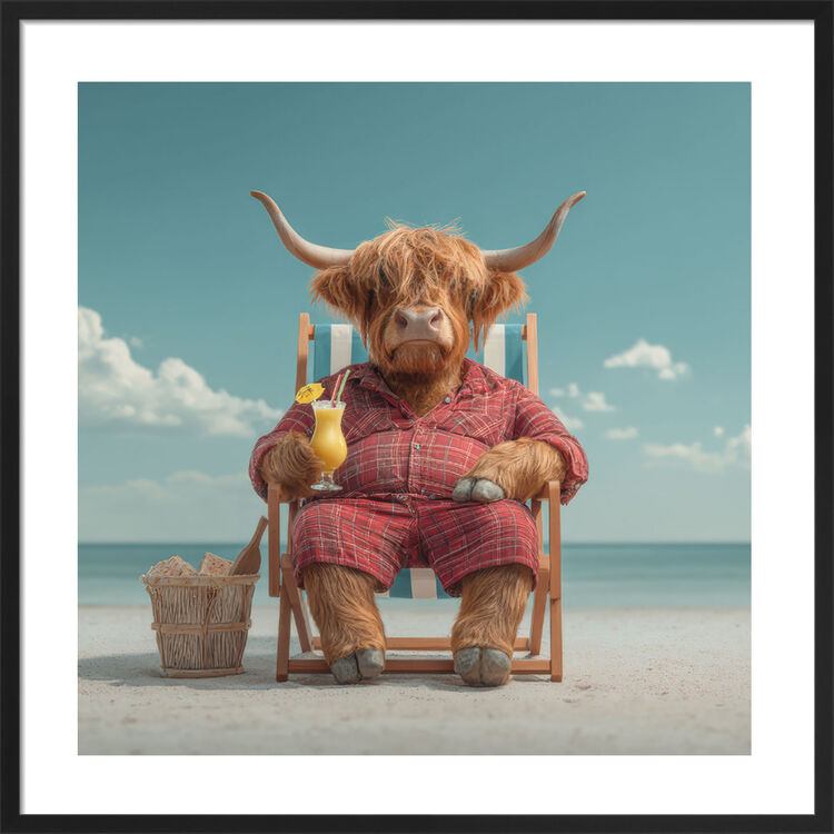 Highland Summer Retreat Framed Art Print by Ada Ingram