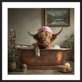 Bathing Beauty Framed Art Print by Ada Ingram