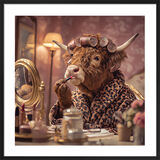 Beautiful Cow Framed Art Print by Ada Ingram