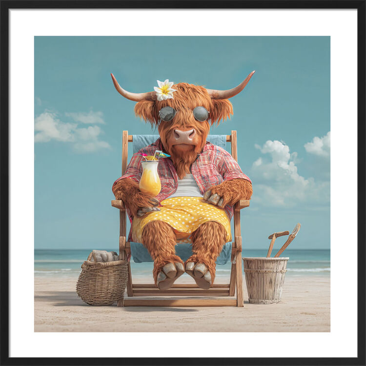 Highland Cocktail Framed Art Print by Ada Ingram