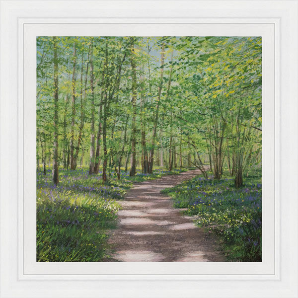 Through The Bluebells Framed Limited Edition Art Print by Grace Ellen