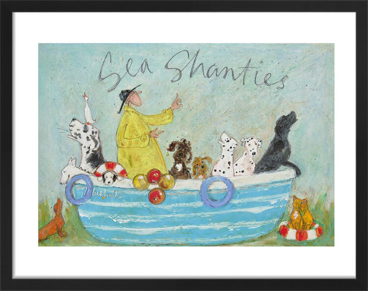 Sea Shanties Framed Art Print by Sam Toft