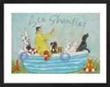 Sea Shanties Framed Art Print by Sam Toft