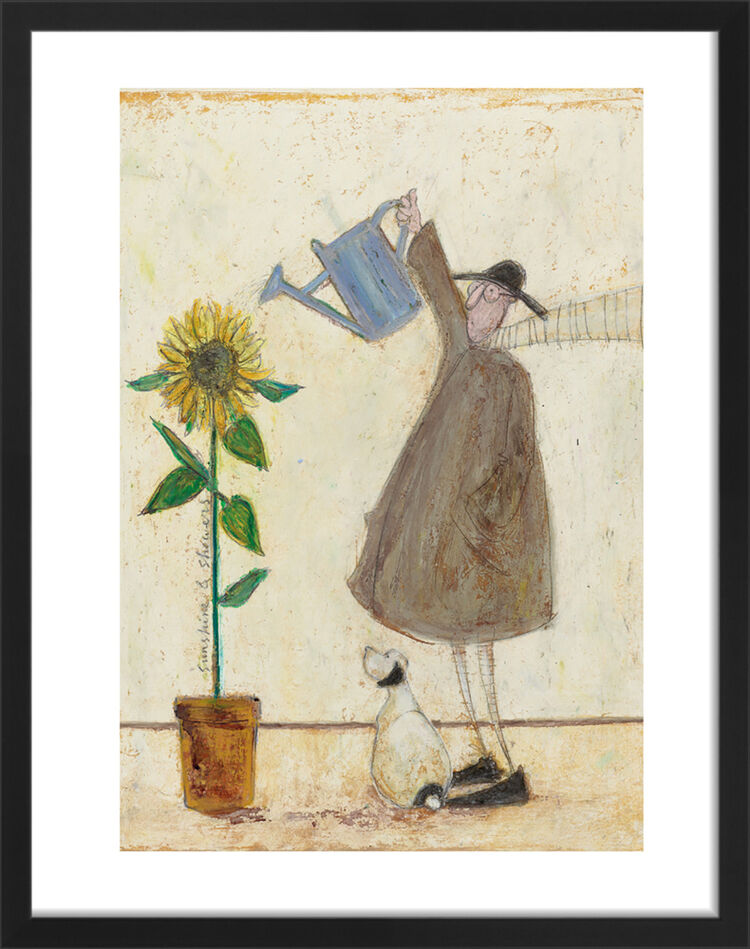 Sunshine and Showers Framed Art Print by Sam Toft