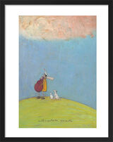 Adventure Awaits Framed Art Print by Sam Toft