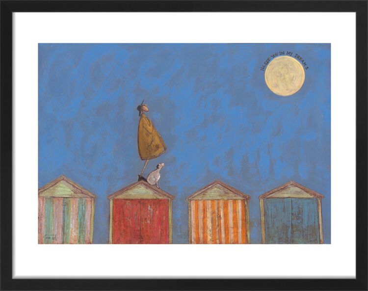 I’ll See You in My Dreams Framed Art Print by Sam Toft