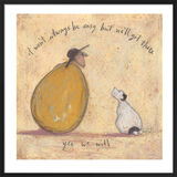 It Won’t Always be Easy But We’ll Get There Framed Art Print by Sam Toft