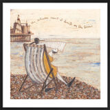 The Delicious Scent of Doughnuts on the Breeze Framed Art Print by Sam Toft
