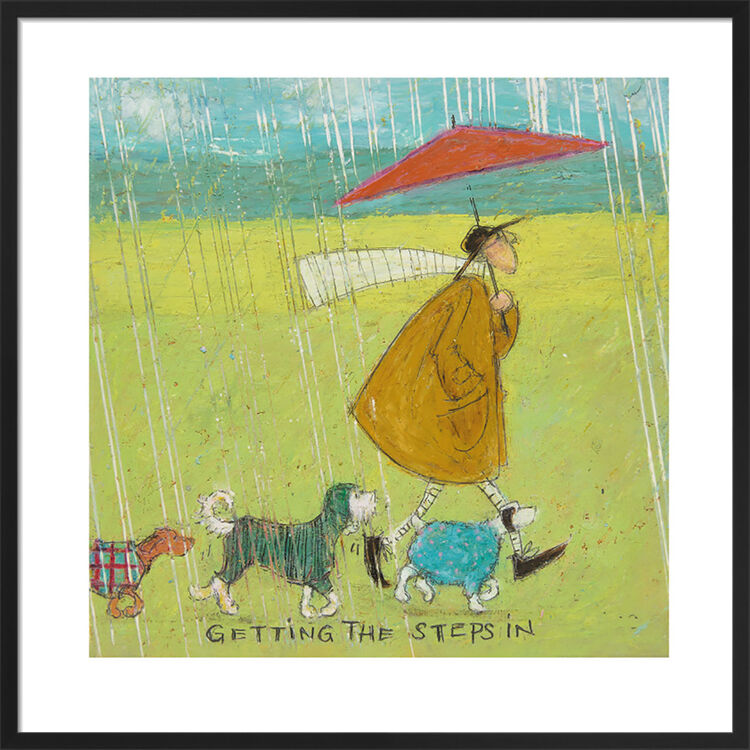 Getting the Steps In Framed Art Print by Sam Toft