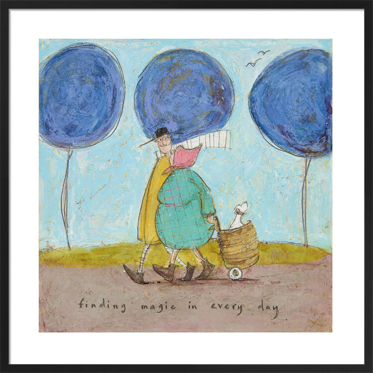 Finding Magic in Every Day Framed Art Print by Sam Toft