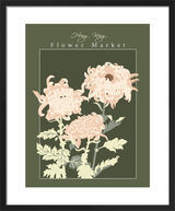 Flower Market Hong Kong Framed Art Print by Annick