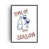 Time Of The Season Retro Music Home Decor Framed Art Print