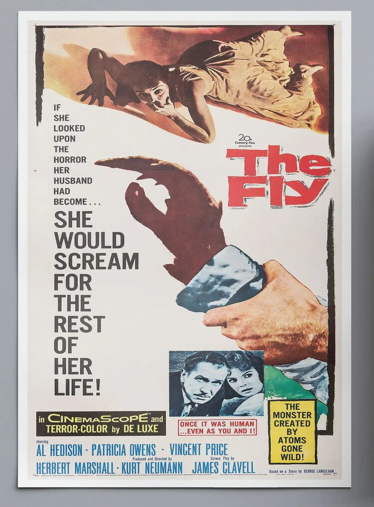 The Fly Vintage Movie Poster