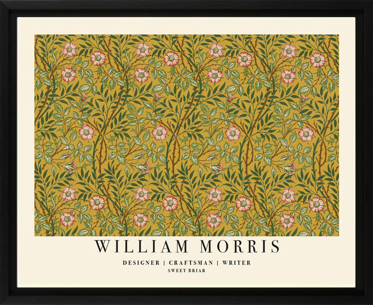 Sweet Briar Framed Art Print by William Morris