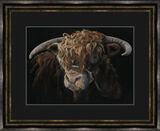 Big Mac - Highland Bull Framed Limited Edition Art Print by Kay Johns