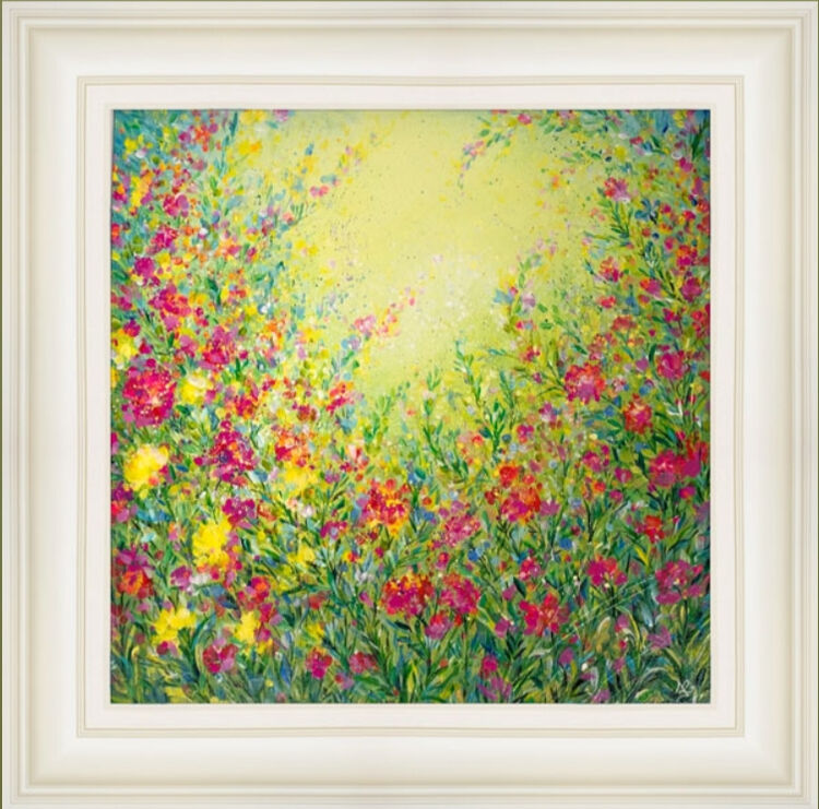 Summer Splendour Original Acrylic Artwork by Jan Rogers