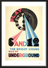 Play Between 6 And 12 , 1931 Framed Art Print by Edward Mcknight Kauffer