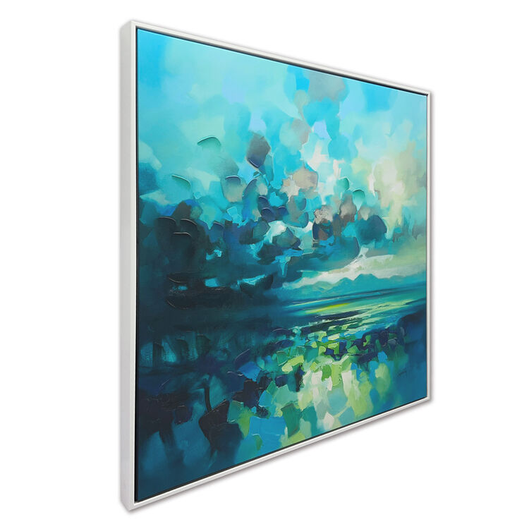Sound of Taransay Framed Canvas Art Print by Scott Naismith