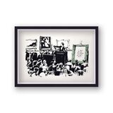 Auction Art V3 Framed Art Print by Banksy
