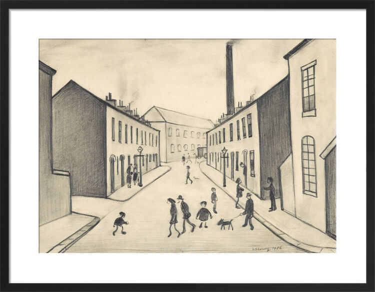 North James Henry Street, Salford, 1956 Framed Art Print by L.S. Lowry