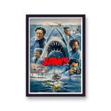 Jaws Reimagined Vintage Movie Poster