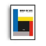 Walk Of Life 1980s Retro Music Home Decor Framed Art Print
