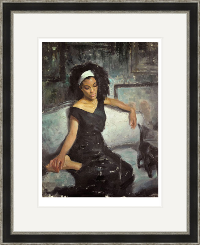 Feline Framed Limited Edition Art Print by Aldo Balding