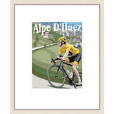 Geraint Thomas - Alpe D'Huez Framed Limited Edition Art Print by Simon Taylor