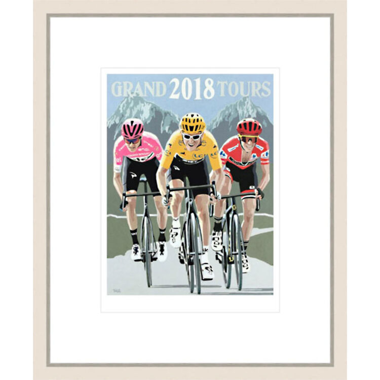 Grand Tours 2018 Framed Limited Edition Art Print by Simon Taylor