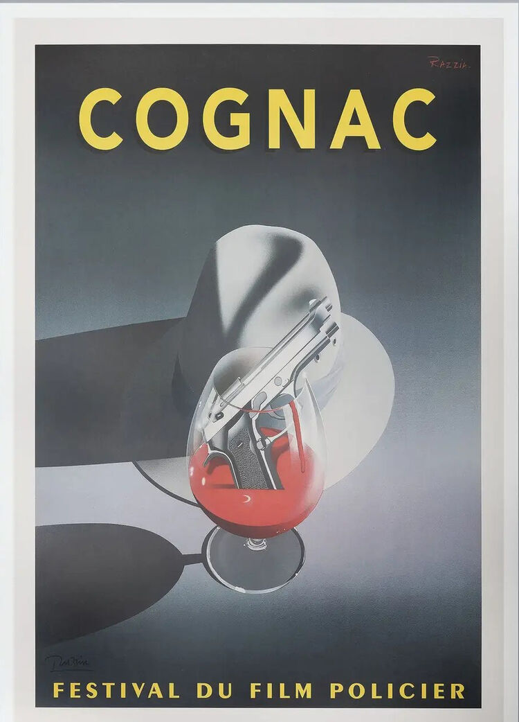 Cognac Fesitval Du Film Policier No1 Vintage Movie Poster