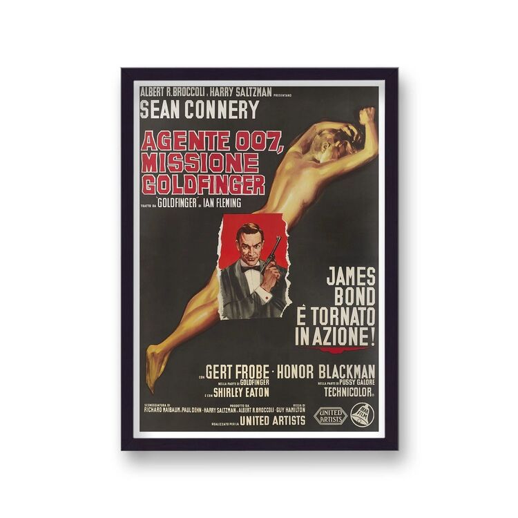 Goldfinger Vintage Movie Poster