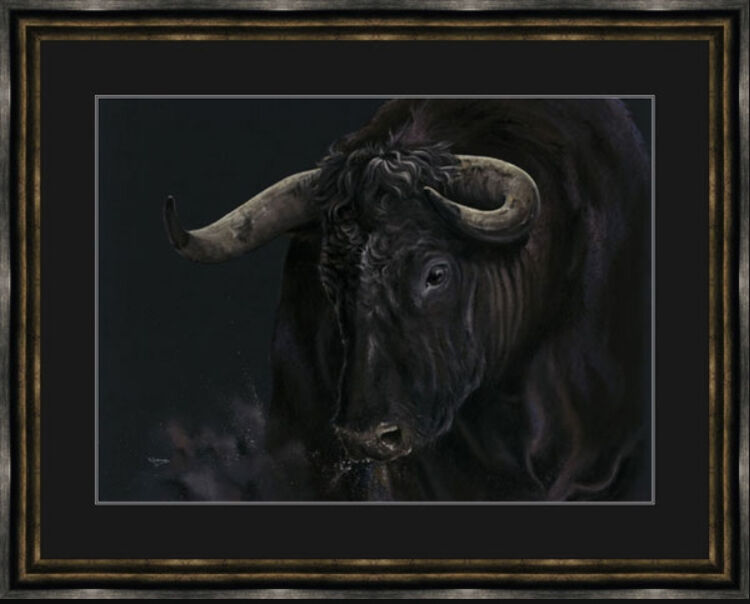 Beauty in the Beast Framed Limited Edition Art Print by Kay Johns