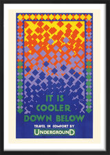 It Is Cooler Down Below, 1924 Framed Art Print by Austin Cooper