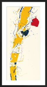 Untitled 1985 Framed Art Print by Sam Francis