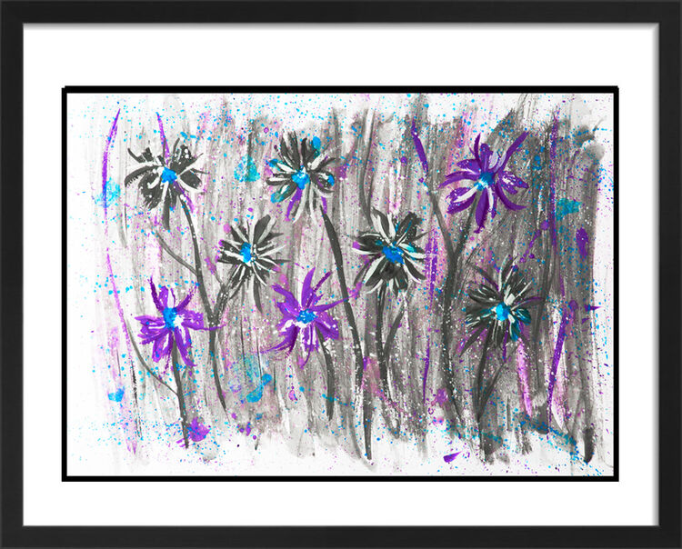 Wild Flowers Framed Art Print by Anonymous Artist