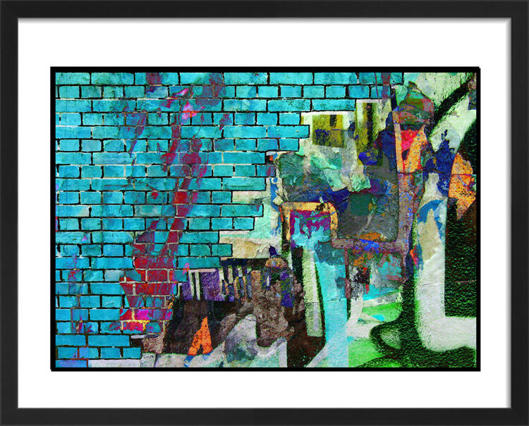 Graffiti Framed Art Print by Anonymous Artist