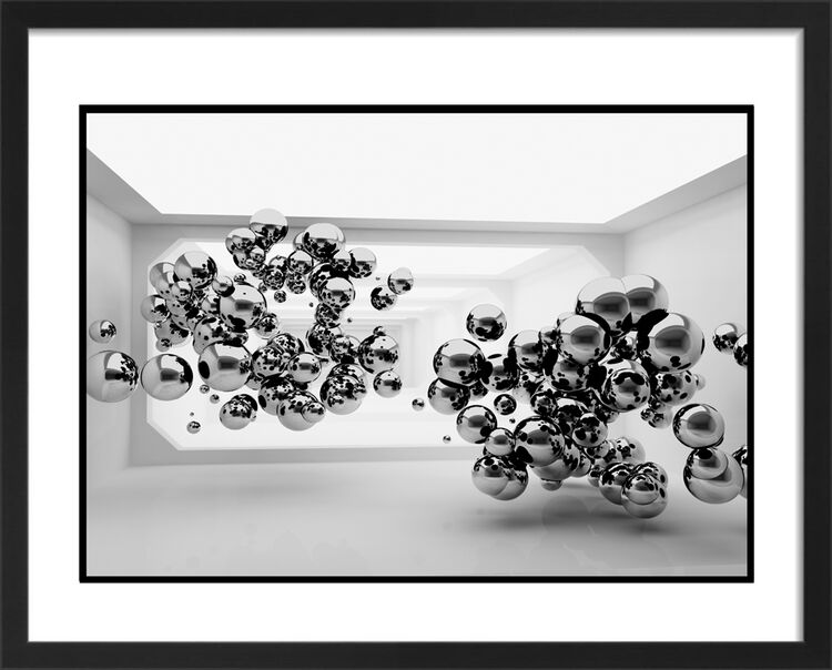 Suspended Immersion Framed Art Print by Anonymous Artist