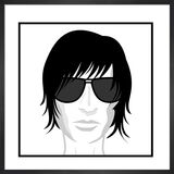 Nineties Look Framed Art Print by Anonymous Artist