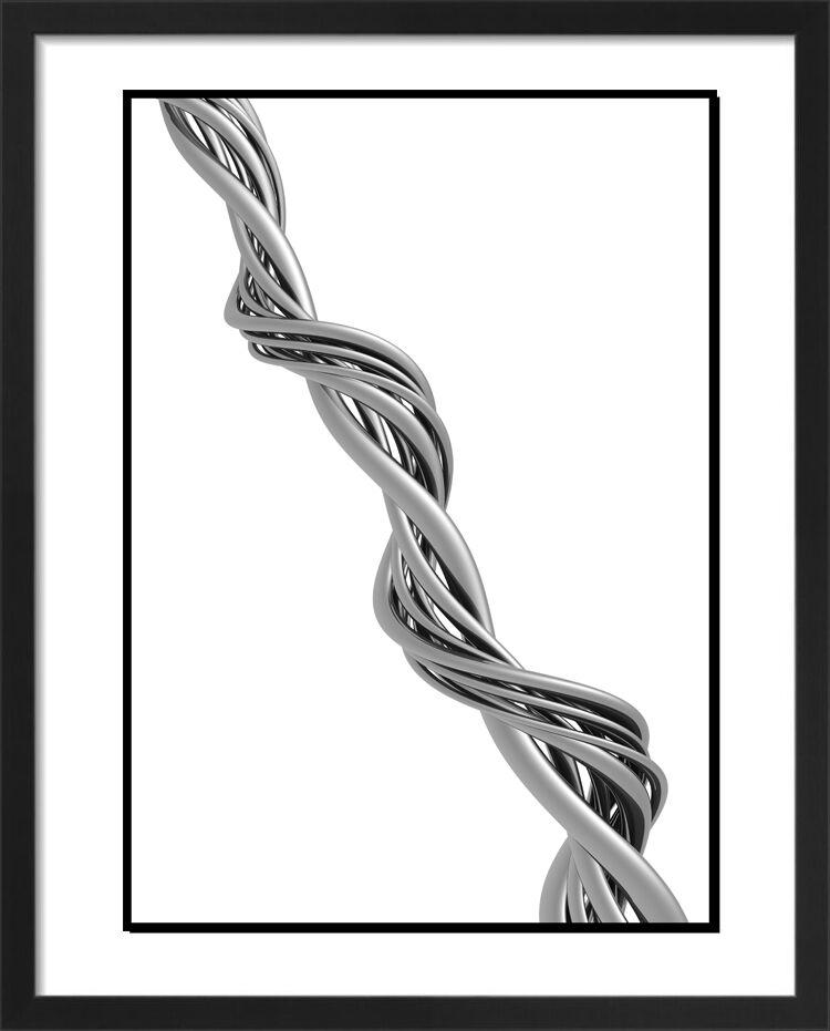 Twisted I Framed Art Print by Anonymous Artist