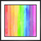 Rainbow Framed Art Print by Anonymous Artist