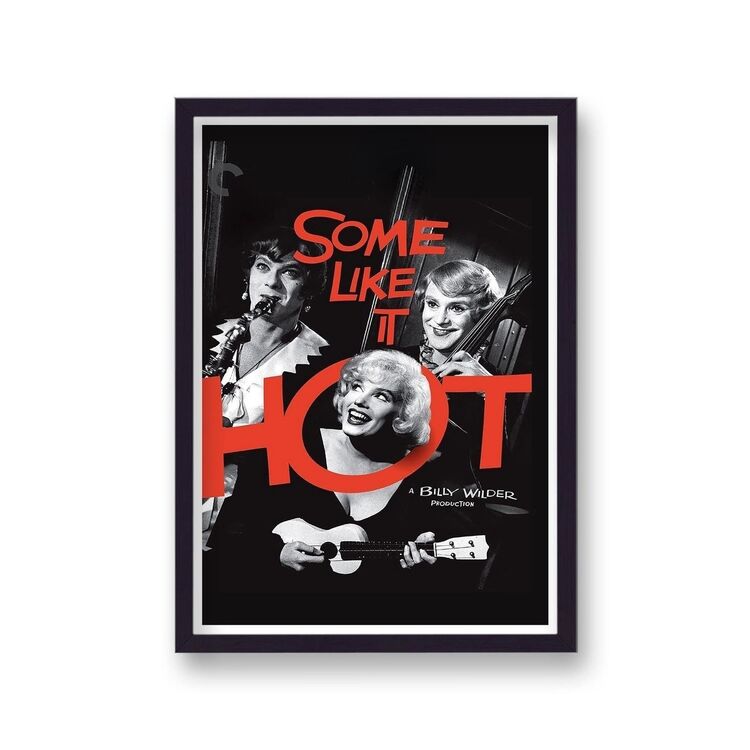 Some Like It Hot Alternative Vintage Movie Poster