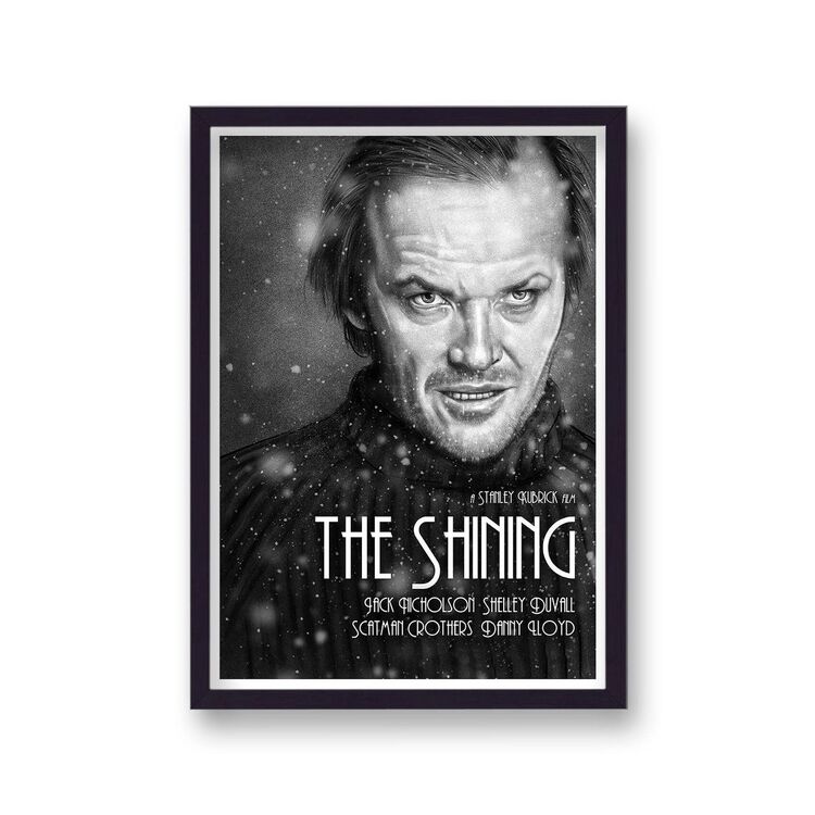 The Shining Reworked Vintage Movie Poster